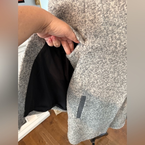 Soia & Kyo Textured Beige Gray Woolf Blemd  Coat - Picture 10 of 13